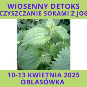 Oczyszczanie sokami z jogą kwiecień 2025