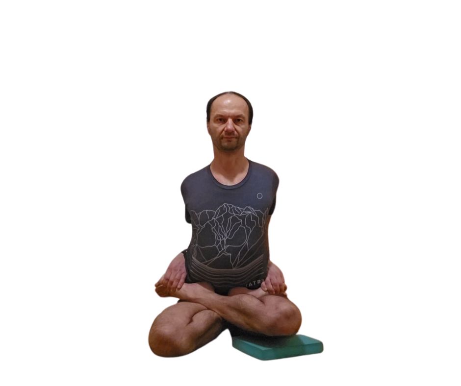 hatha joga i wolność - baddha padmasana Leszek Kawa